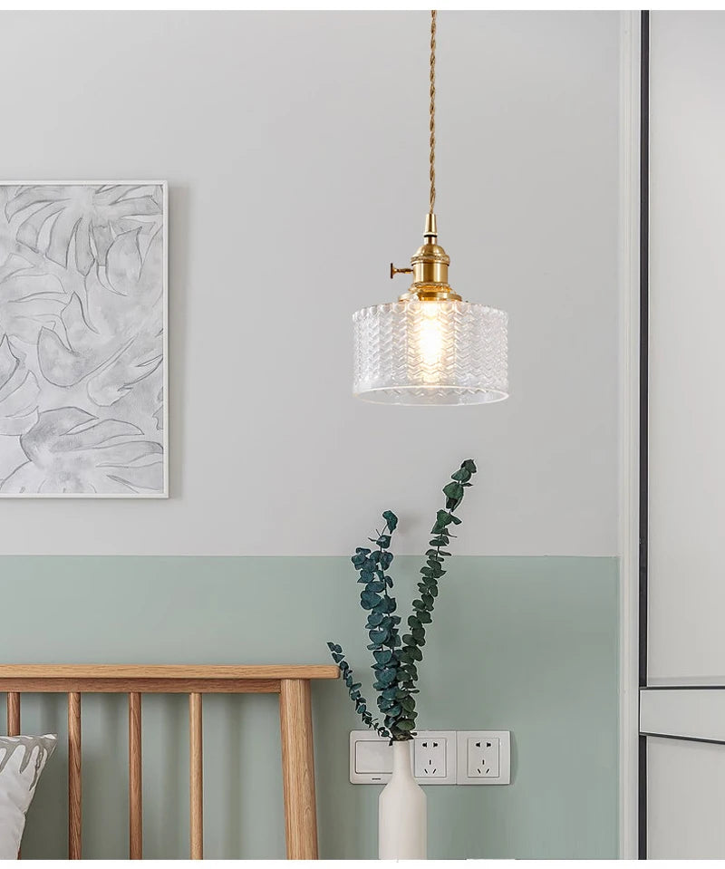 Modern Glass Pendant Light for Dining Rooms, Kitchen Islands &amp; Bars