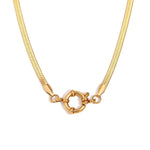 Load image into Gallery viewer, 18k Anchor Wheel Clasp Chain Necklaces
