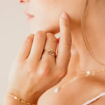 Load image into Gallery viewer, Dainty Treasure Birthstone Ring
