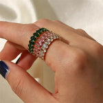 Load image into Gallery viewer, Dainty Oval Cut Diamond Adorned Ring
