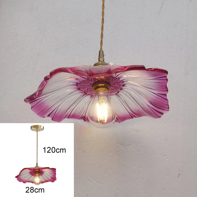 Colorful Glass Pendant Light Fixture
