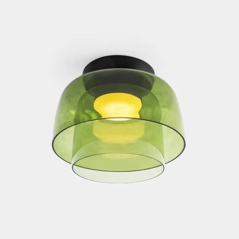 Nordic Modern Glass Flush Mount Ceiling Light