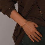 Load image into Gallery viewer, 18k Scattered Diamonds Bangle Bracelet
