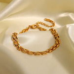Load image into Gallery viewer, 18k Thin Horology Inspired Bracelet
