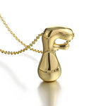 Load image into Gallery viewer, Puffy Letter Necklace
