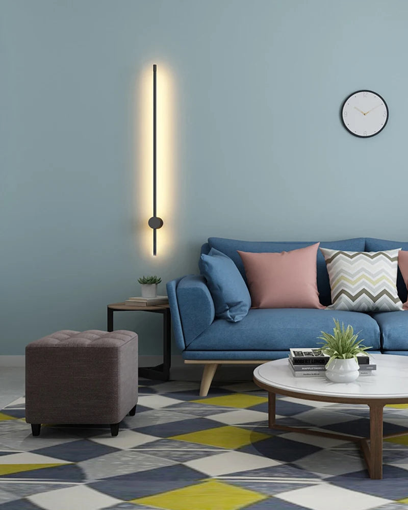 Modern Indoor 350° Rotatable Ambient Wall Sconce in Black or Gold