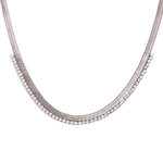 Load image into Gallery viewer, Herringbone Diamond Dazzle Necklace
