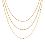 Load image into Gallery viewer, 18k Dainty Classic Three Layer Necklace Stack
