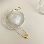 Load image into Gallery viewer, Love Heart Chain Necklace
