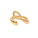 Load image into Gallery viewer, 18k Curved Elegance Ring

