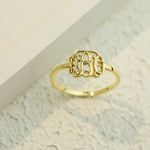Load image into Gallery viewer, Minimal Monogram Ring
