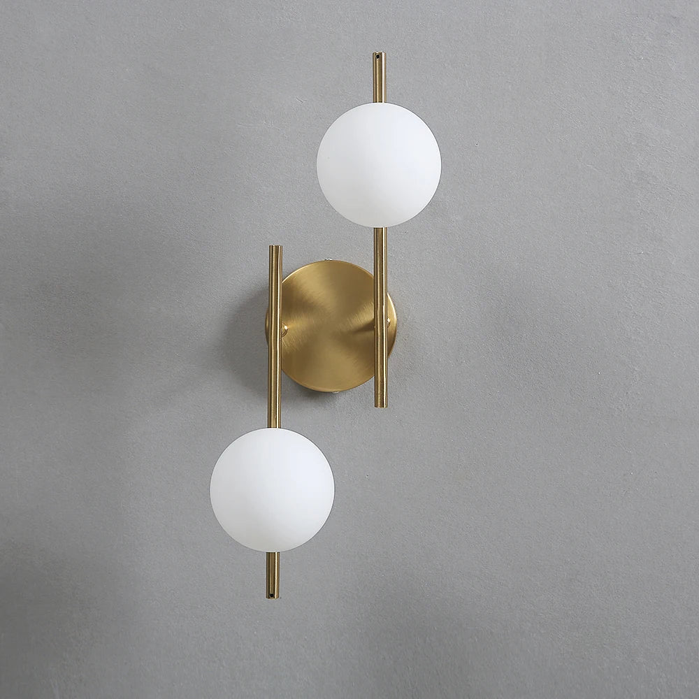Modern Glass Ball Wall Sconce Lighting Fixture