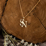 Load image into Gallery viewer, The Interlocking Cipher Pendant Necklace
