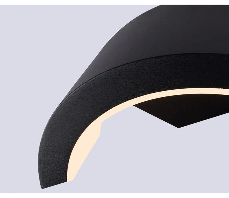 Sleek Waterproof Outdoor Wall Sconce with Motion Sensor