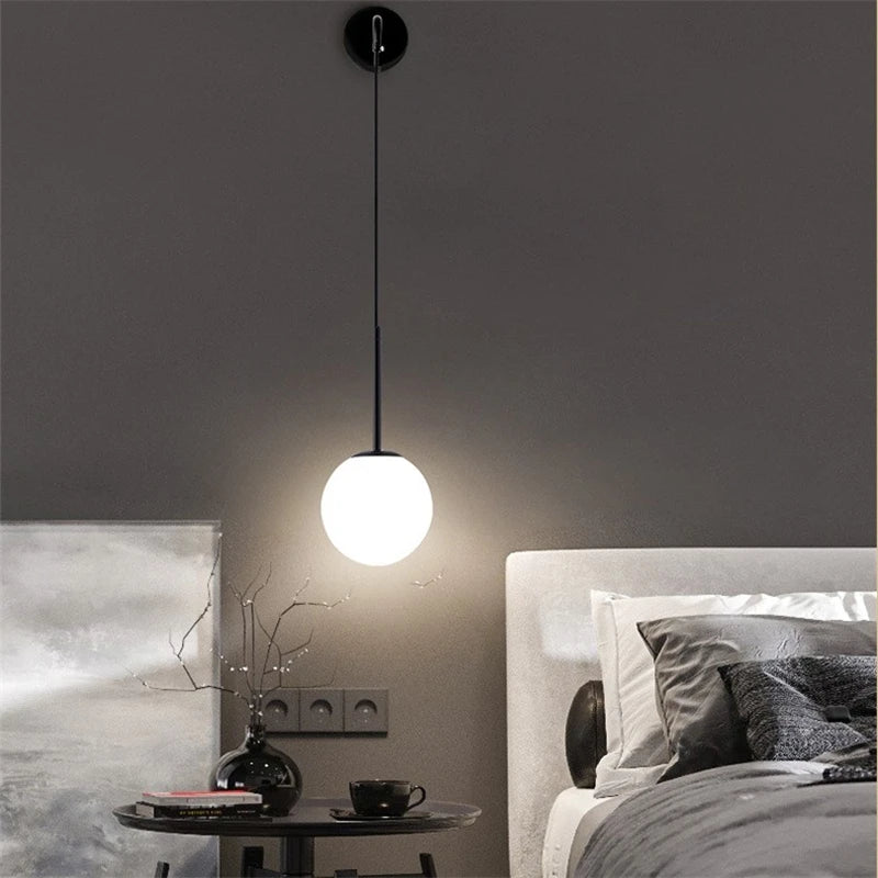 Simple Nordic Globe Luxury Wall Light Fixture