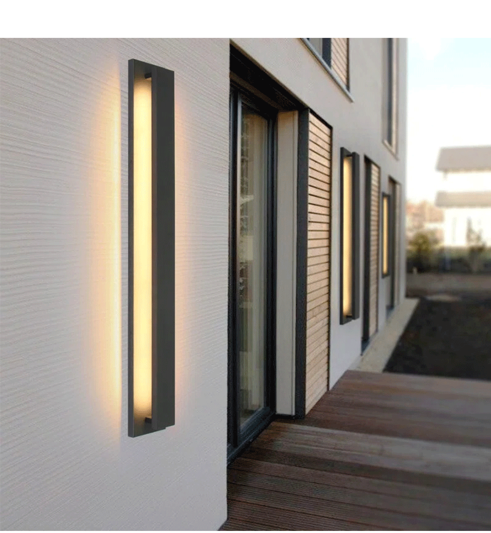 Vintage Style Dimmable Outdoor LED Wall Sconce - Stainless Steel