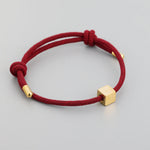 Load image into Gallery viewer, Adjustable Couples Box Letter Initial Bracelets
