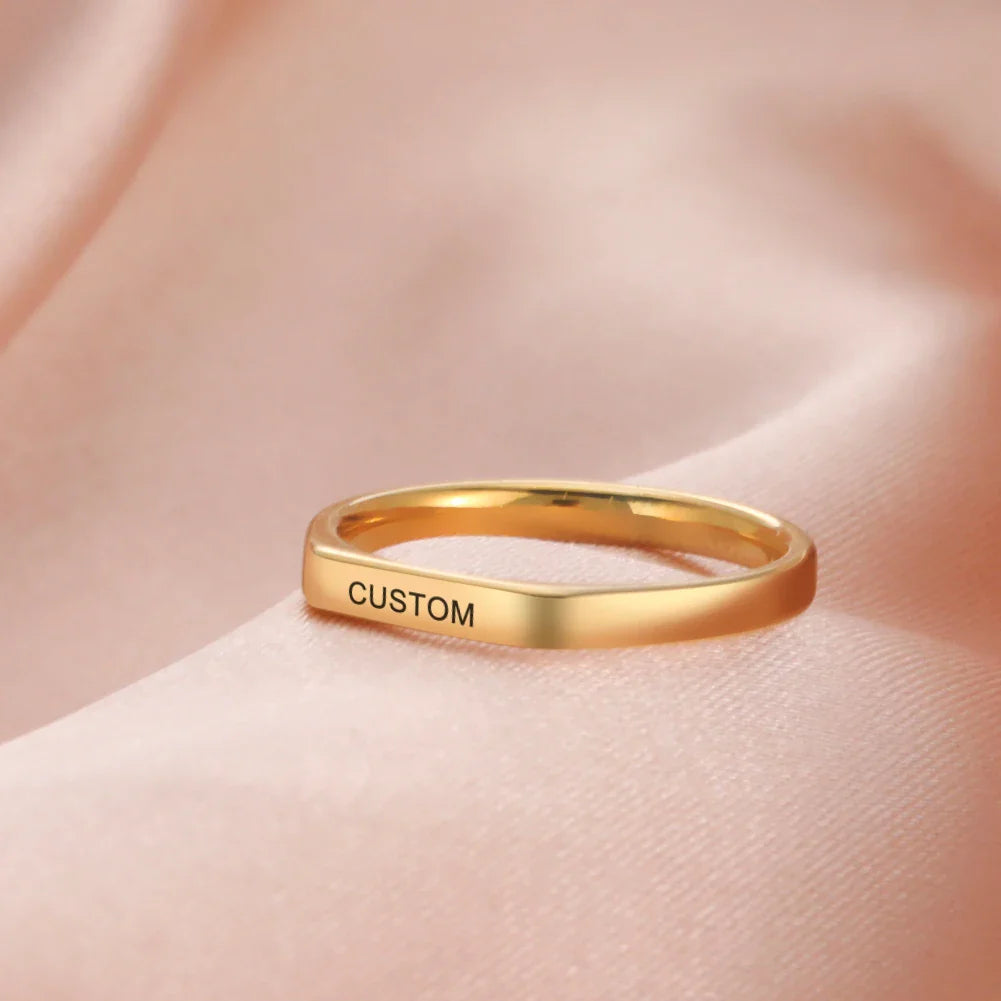 Whisper Engraved Ring