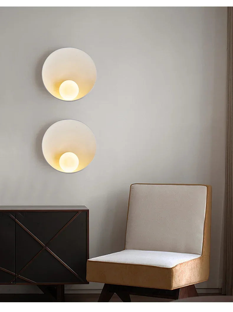 Japanese Style Shell Wall Lamp Light Fixture