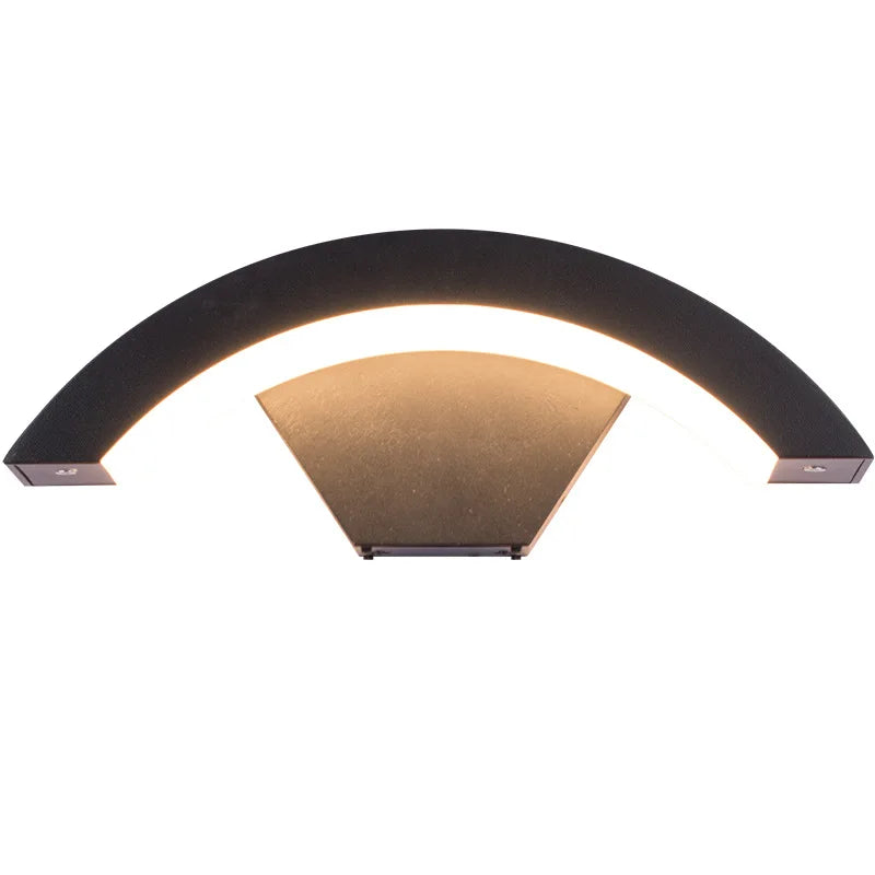 Sleek Waterproof Outdoor Wall Sconce with Motion Sensor