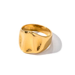 Load image into Gallery viewer, Wide Wave Textured Ring
