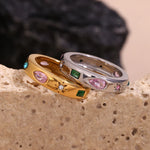 Load image into Gallery viewer, 18k Gem Pop Ring
