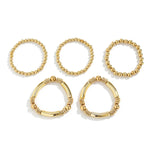 Load image into Gallery viewer, 5pc Beaded Bracelet Stack Set
