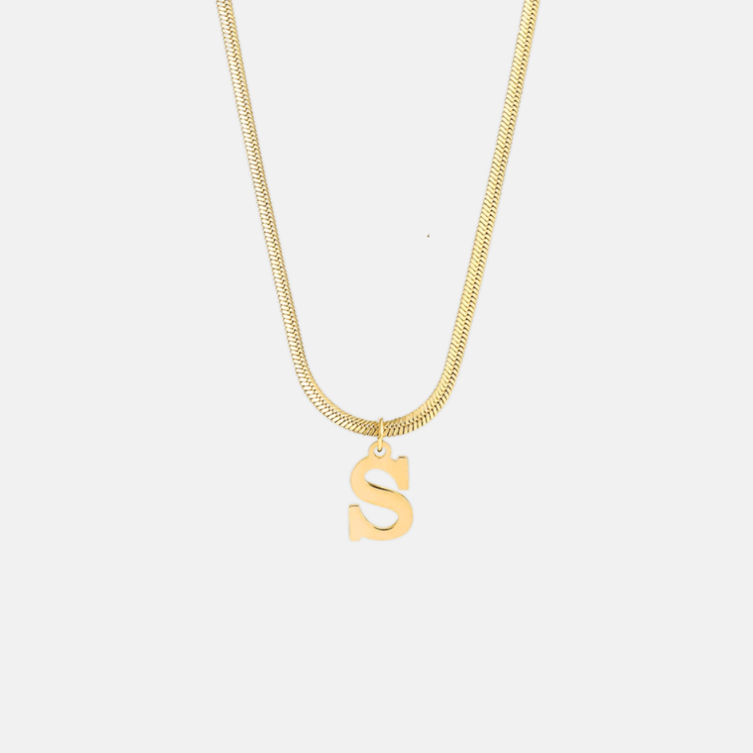 Cuneo Letter Necklace