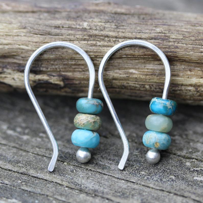 Bohemian Turquoise Retro Earrings