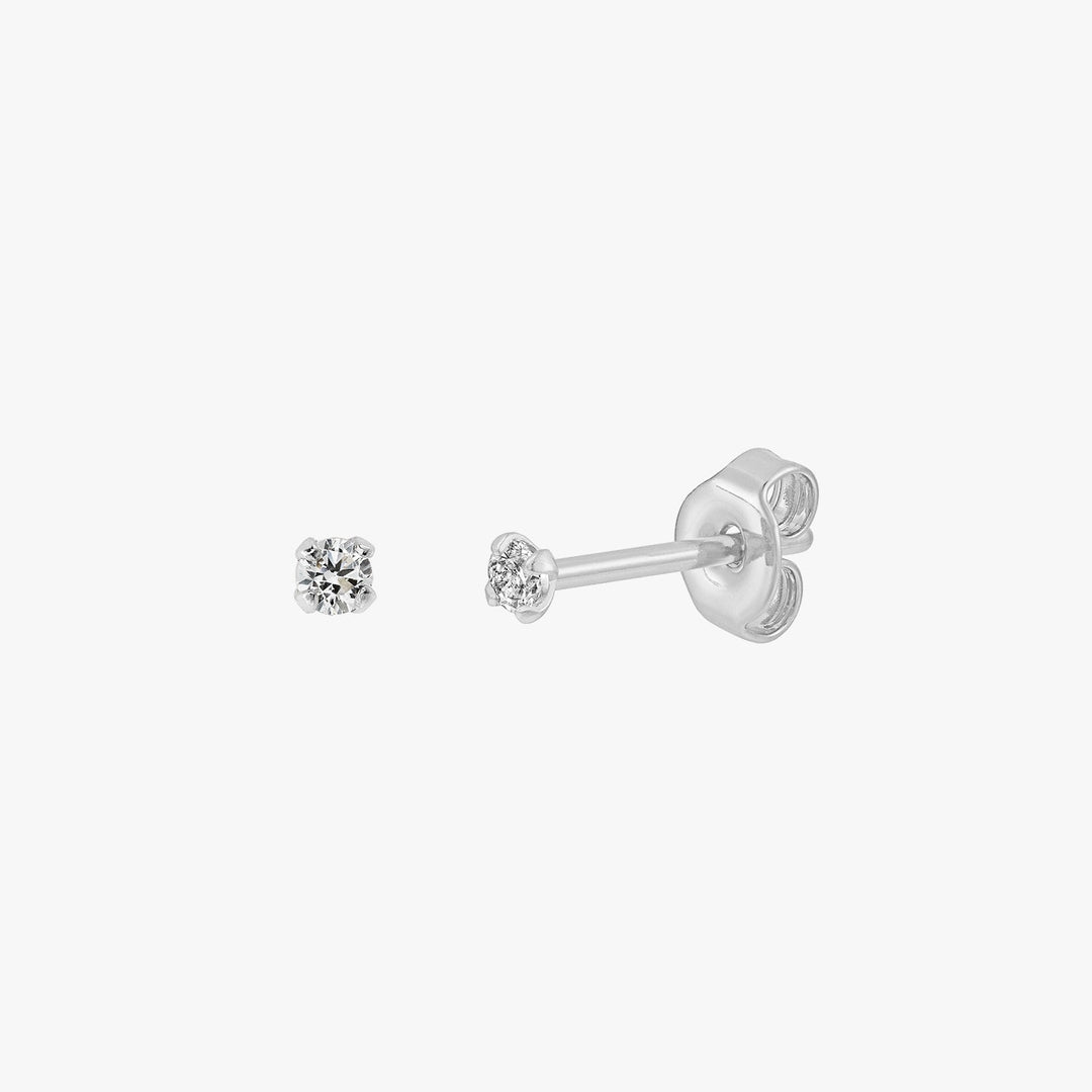 Sloane Sparkling Mini Stud Earrings 2mm