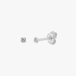 Load image into Gallery viewer, Sloane Sparkling Mini Stud Earrings 2mm
