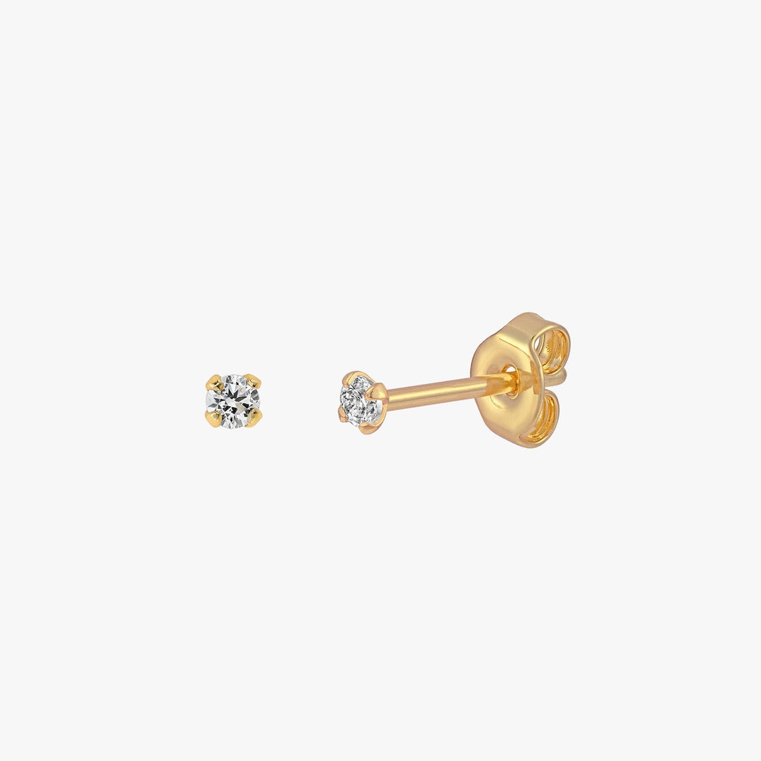 Sloane Sparkling Mini Stud Earrings 2mm