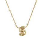 Load image into Gallery viewer, Dazzling Diamond Initial Necklace
