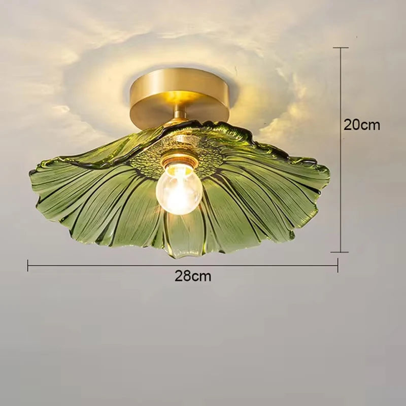 Colorful Glass Pendant Light Fixture