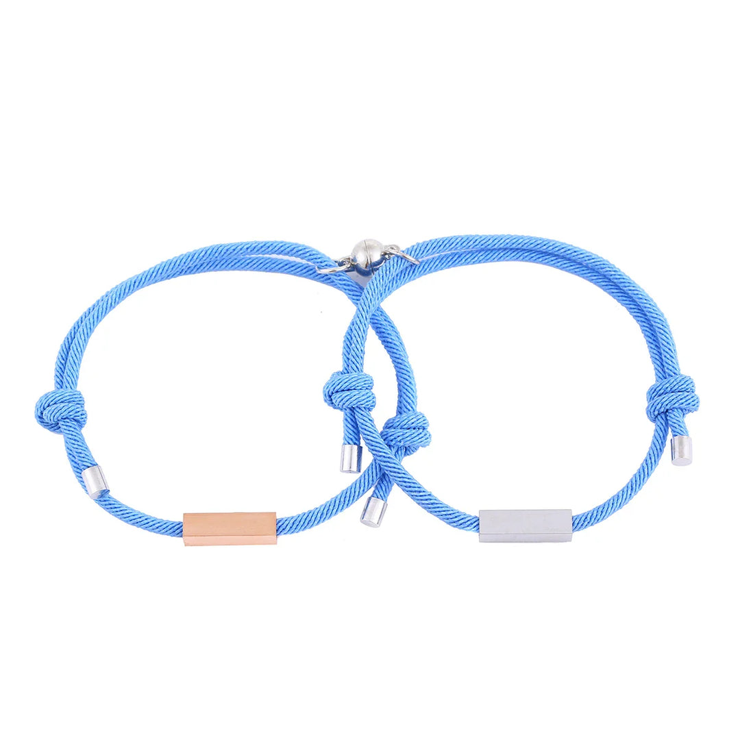 Custom Entwined Rope Magnetic Bracelet