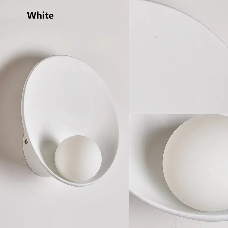 Japanese Style Shell Wall Lamp Light Fixture