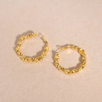 Load image into Gallery viewer, 14k Deluxe Textured Spiral Hoop Earrings
