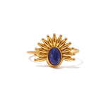 Load image into Gallery viewer, Dainty Lapis Sun Shine Ring
