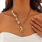 Load image into Gallery viewer, Bold Beach Sea Shell Bracelet and Necklaces
