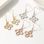 Load image into Gallery viewer, Classy Floral Letter Initial Earrings

