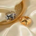 Load image into Gallery viewer, 18k Chunky Trio Spiked Ring
