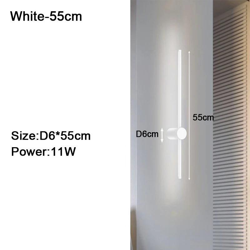 360° Rotatable Touch Dimmable LED Wall Sconce for Bedside &amp; Living Spaces
