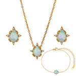 Load image into Gallery viewer, Dainty Iridescent Opal Necklace, Bracelet, Earrings
