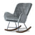 Premium Dark Grey Rocking Chair for Stylish Living Spaces