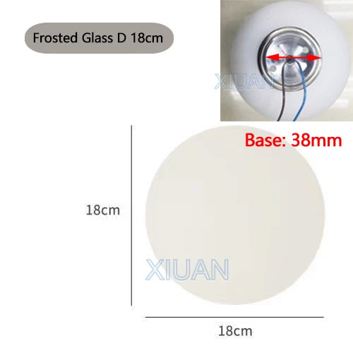 Concealed Base Glass Wall Lamps In Frosted or Gloss