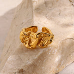Load image into Gallery viewer, Adjustable Textured Lava Ring
