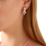 Load image into Gallery viewer, Dainty Leaf Diamond Earrings
