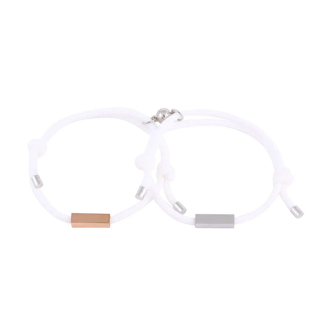 Custom Entwined Rope Magnetic Bracelet