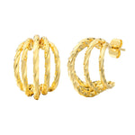 Load image into Gallery viewer, 14k Teardrop Outline Earrings
