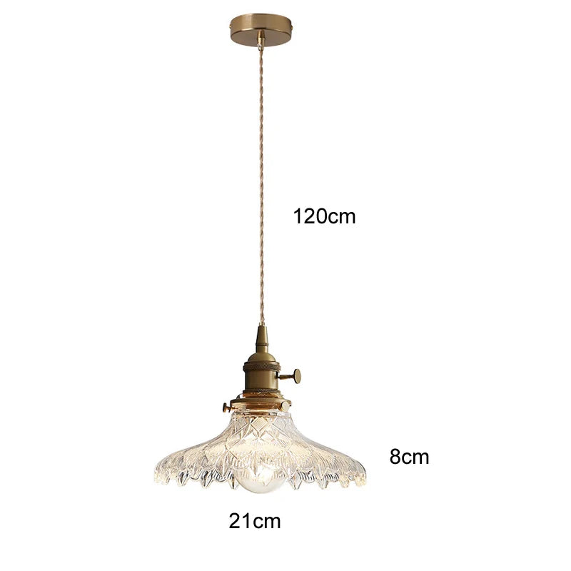 Modern Glass Pendant Light for Dining Rooms, Kitchen Islands & Bars